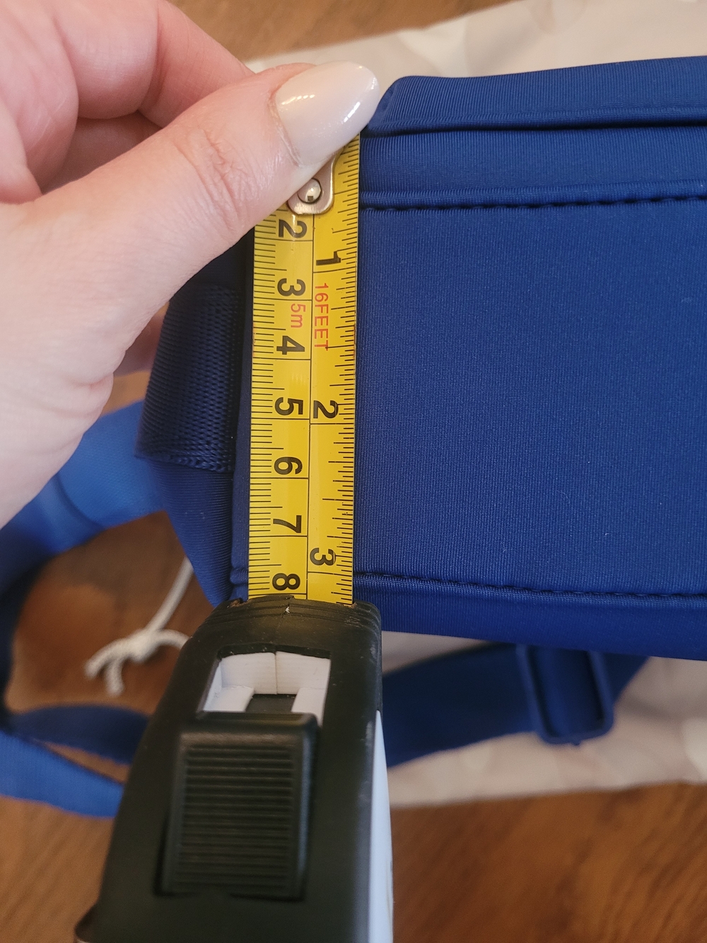 Dagne Dover Royal Blue Neoprene Crossbody - Picture 12 of 14